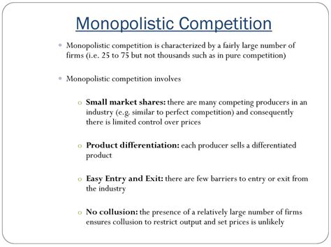 how many suppliers are there in a monopolistic competition